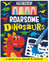 ARTE CON AEROGRAFO: DINOSAURIOS RUGIENTES