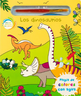 MAGIA DE LOS COLORES CON AGUA LOS DINOSAURIOS