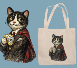 TOTE BAG DE LONETA BIGOTES