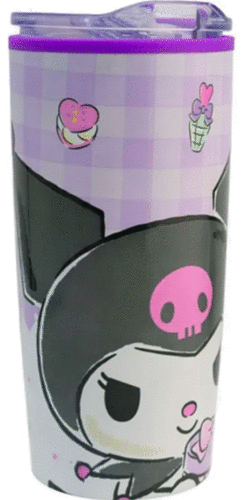 TERMO DOBLE PARED KUROMI 500 ML