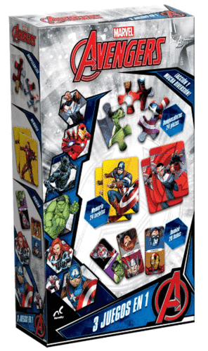 SET DE JUEGOS 3 EN 1 AVENGERS