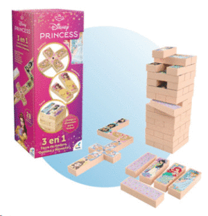 TORRE DE MADERA 3 EN 1 PRINCESAS