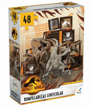 ROMPECABEZAS LENTICULAR JURASSIC WORLD DOMINION