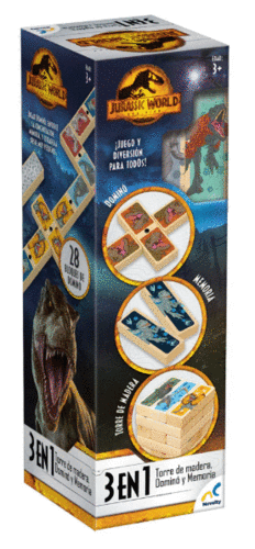 TORRE DE MADERA 3 EN 1 JURASSIC WORLD DOMINION
