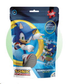 ROMPECABEZAS BOLSA FOIL SONIC 