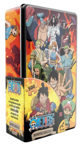 ROMPECABEZAS ONE PIECE CAJA METÁLICA 500 PIEZAS