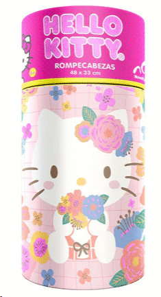 ROMPECABEZAS INFANTIL HELLO KITTY CILINDRO
