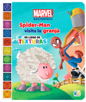 LIBRO PREESCOLAR DE TEXTURAS SPIDERMAN