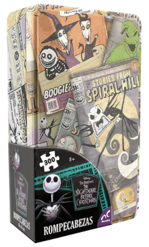 ROMPECABEZAS TIN NOGHTMARE BEFORE CHRISTMAS 300 PIEZAS ESTUCHE METALICO