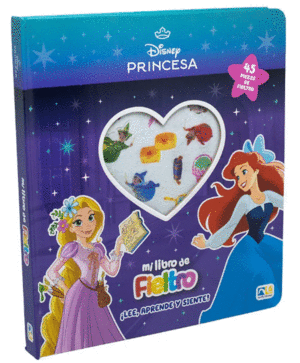 LIBRO PREESCOLAR DE FIELTRO PRINCESAS