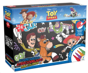 ROMPECABEZAS TOY STORY ATERCIOPELADO PARA COLOREAR 24 PZS