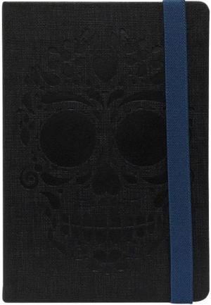 LIBRETA CALAVERA NEGRA