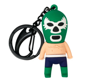 LLAVERO 3D LUCHADOR SHISHITAS VERDE