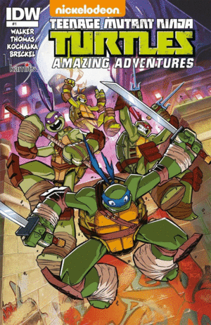 TEENAGE MUTANT NINJA TURTLES AMAZING ADVENTURES 1A