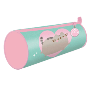 ESTUCHE DE LÁPICES CILÍNDRICO PUSHEEN CORAZON