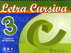 LETRA CURSIVA 3 C PRIMARIA