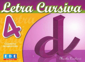 LETRA CURSIVA 4 D PRIMARIA