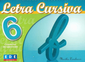 LETRA CURSIVA 6 F PRIMARIA