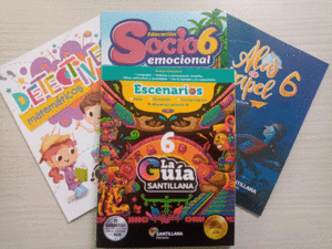PACK 6 GUIA SANTILLANA SAN + ALAS + SOC + DETEC 2024 PRIV