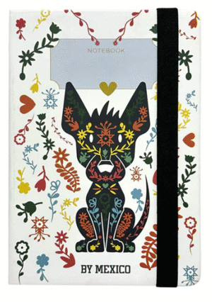 LIBRETA CHILAQUIL XOLO FLORES CON STICKERS