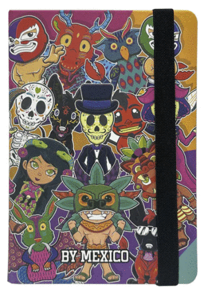 LIBRETA FAMILIA CARTOON CON STICKERS