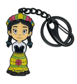 LLAVERO MUÑECA JUANITA DOBLE VISTA