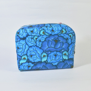 COSMETIQUERA FLOR AZUL
