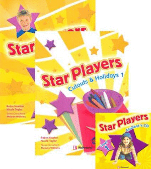 STAR PLAYERS CUTOUTS & HOLIDAYS 1 PACK (SB+CD+CUTOUTS)