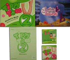 TIPPY TOES 2 PACK STUDENT'S BOOK + CD + STICKERS + CD ROM + MY FIRST LETTER