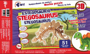 RC 3D MADERA ESTEGOSAURIO
