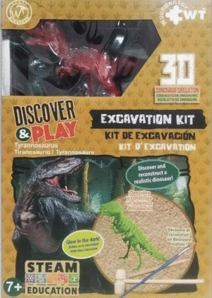 JUEGO DE EXCAVACIÓN MEDIANO TIRANOSAURIO