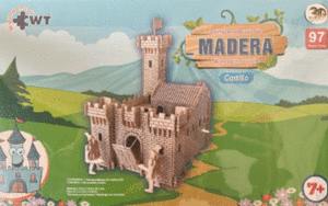 CASTILLO ROMPECABEZAS DE MADERA 3D