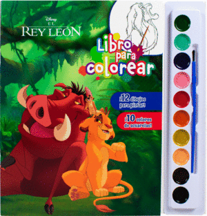LIBRO PARA COLOREAR DISNEY EL REY LEON