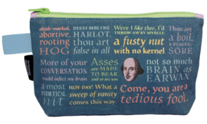 BOLSO DE MANO INSULTOS DE SHAKESPEARE