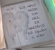 H&H LATIN AMERICA IMANES C/SENTIMIENTO LOS NIÑOS NACEN C/ALAS, LOS MAESTROS
