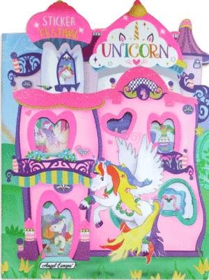 CASITA UNICORNIOS ROSA