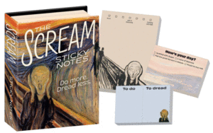 NOTAS ADHESIVAS THE SCREAM