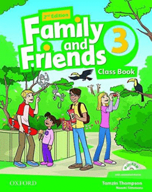 FAMILY AND FRIENDS 3 CLASS BOOK C/MULTIROM