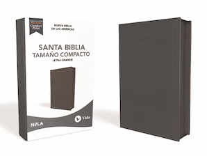 NBLA SANTA BIBLIA ULTRADINA TAMANO COMPACTO PIEL AZUL C/CIERRE LETRA ROJA