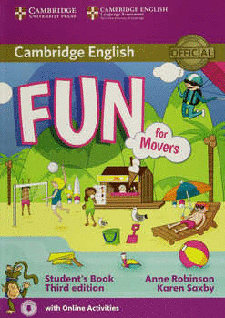 FUN FOR MOVERS STUDENT'S BOOK WITH AUDIO WITH ONLINE ACTIVITIES 3RD EDITION
