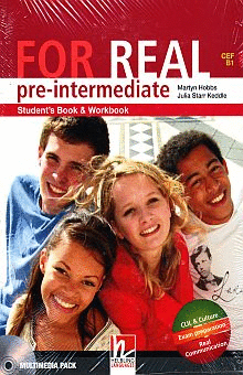 FOR REAL PRE INTERM STUDENTS BOOK & WORKBOOK