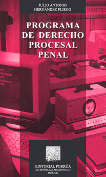 PROGRAMA DE DERECHO PROCESAL PENAL