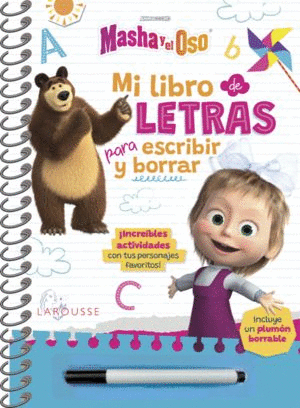 MI LIBRO DE LETRAS PARA ESCRIBIR Y BORRAR