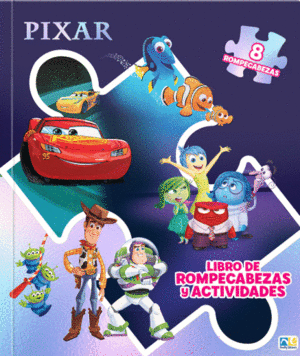 LIBRO DE ACTIVIDADES CON ROMPECABEZAS PIXAR