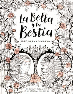 LA BELLA Y LA BESTIA LIBRO PARA COLOREAR