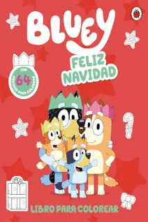 BLUEY. ACTIVIDADES - FELIZ NAVIDAD PARA COLOREAR