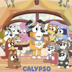 BLUEY. CALYPSO
