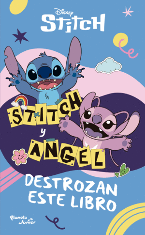 STITCH Y ANGEL DESTROZAN ESTE LIBRO