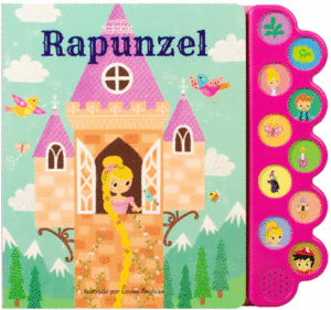 10 BOTONES CON SONIDO RAPUNZEL
