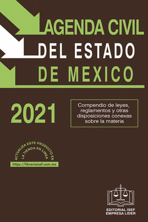 AGENDA CIVIL DEL ESTADO DE MÉXICO 2021 / 39 ED. (ECONÓMICA)